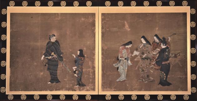 On the Subjects of the Portrait of Honda Heihachirō Folding Screen